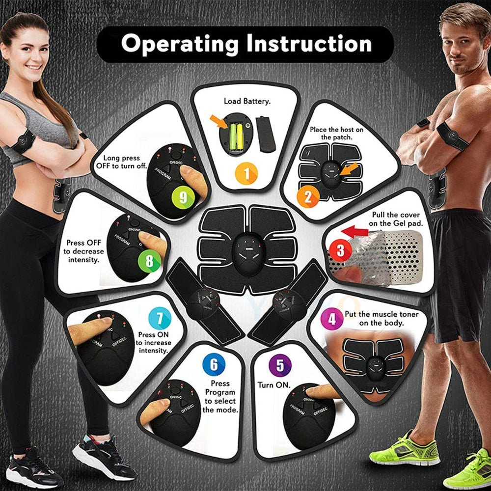 EMS Muscle Stimulator Fitness 